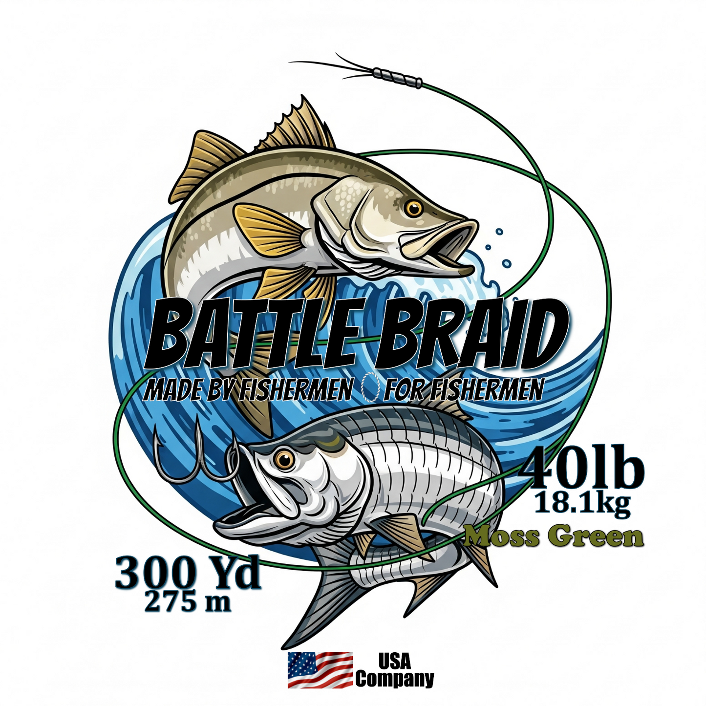MOSS GREEN 300 YARD 8X PE