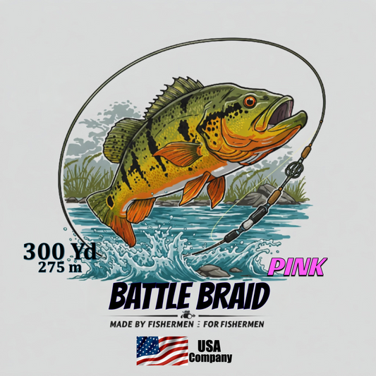 PINK 300 YARD SPOOLS 8x PE