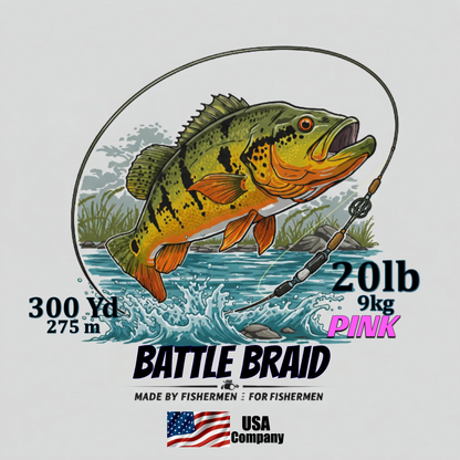 PINK 300 YARD SPOOLS 8x PE